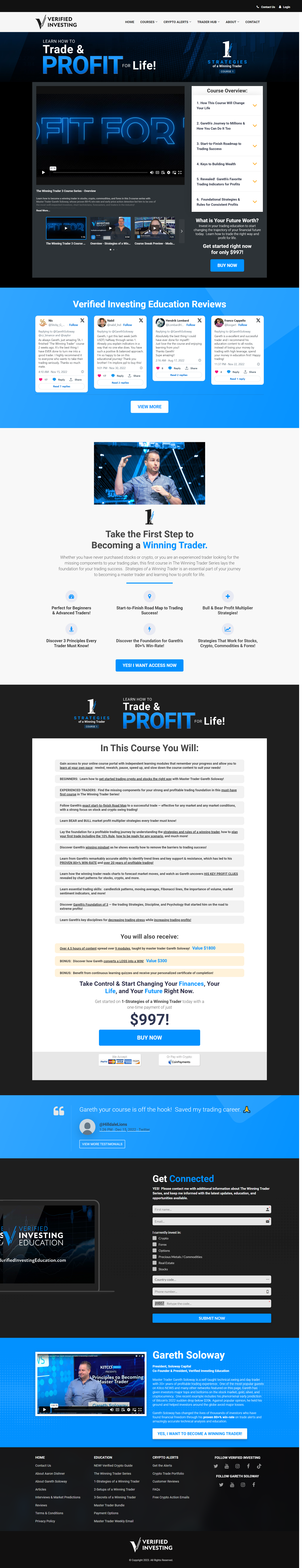 Gareth Soloway – Strategies of a Winning Trader 2023