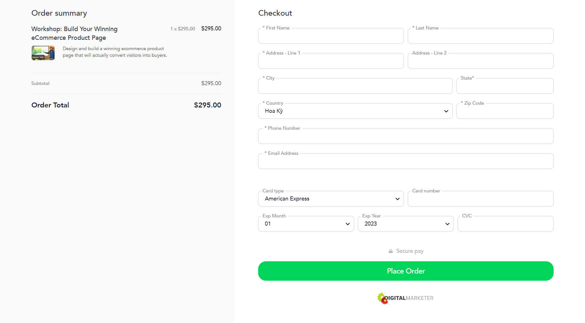 Digital Marketer - Build Your Winning Ecommerce Product Page