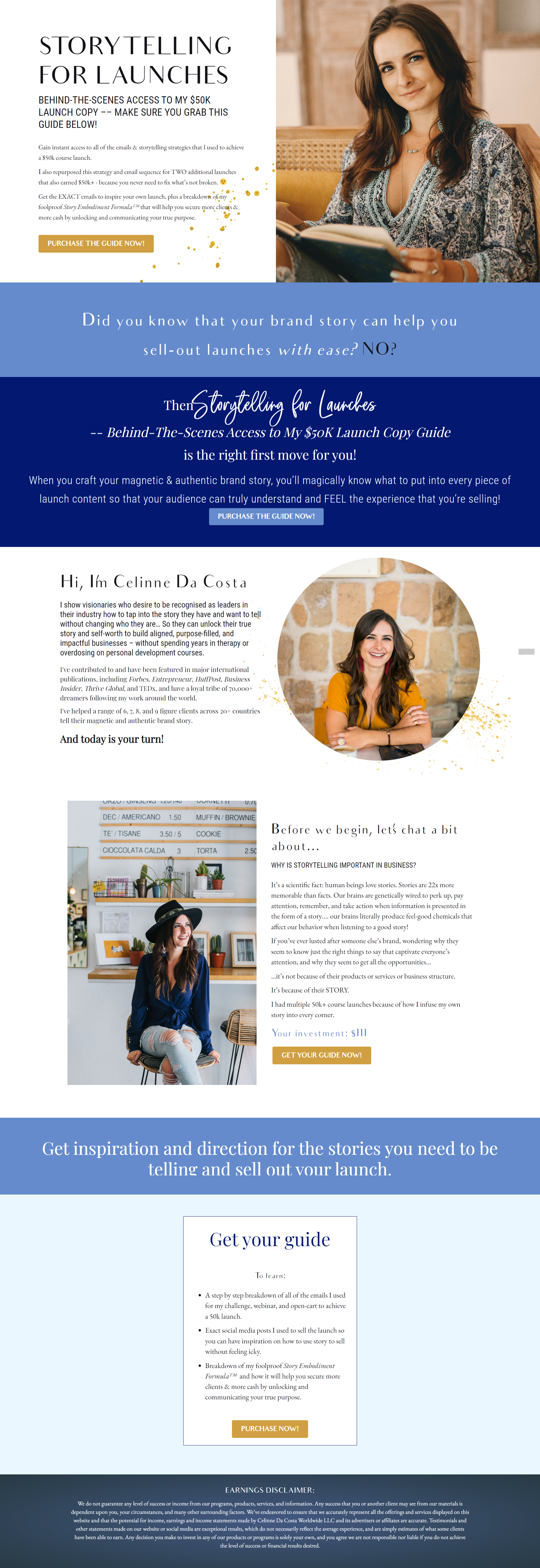 Celinne Da Costa - Storytelling For Launches