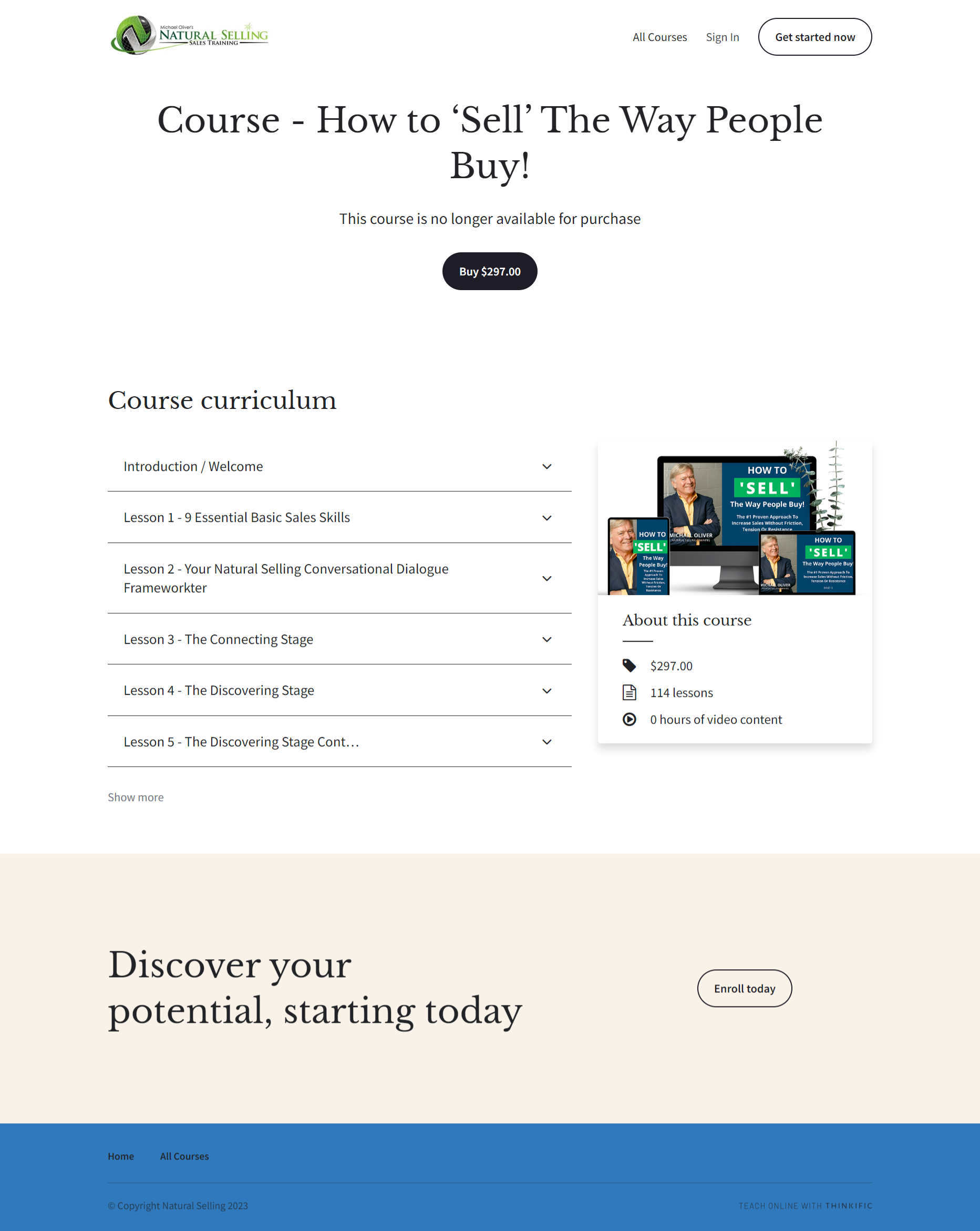 Michael Oliver – How to ‘Sell’ The Way People Buy!