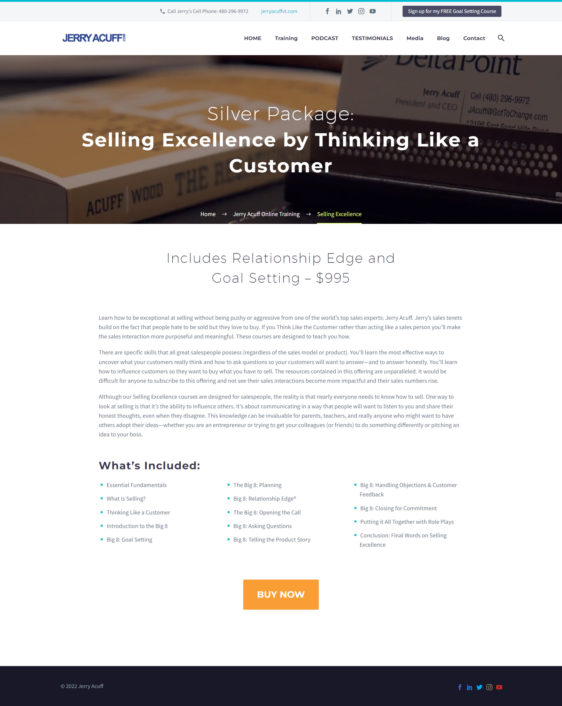 Jerry Acuff - Selling Excellence by Thinking Like a Customer