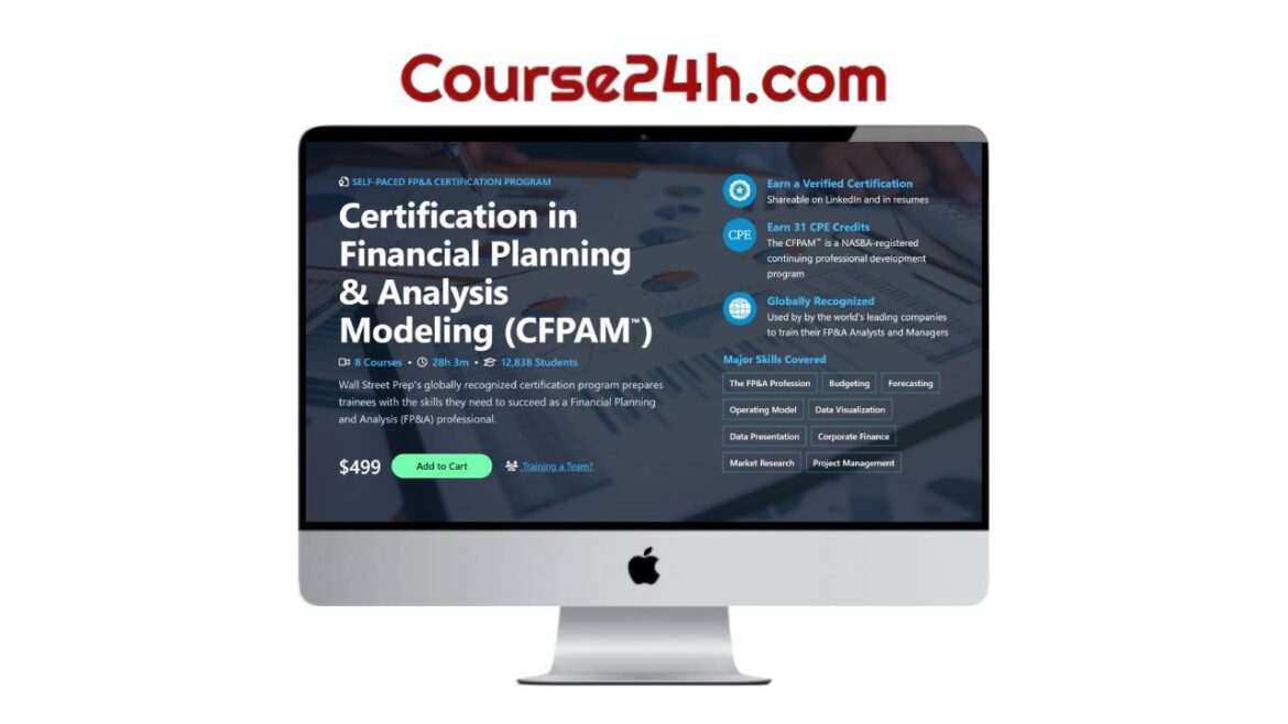 Certification in Financial Planning & Analysis Modeling (CFPAM™)
