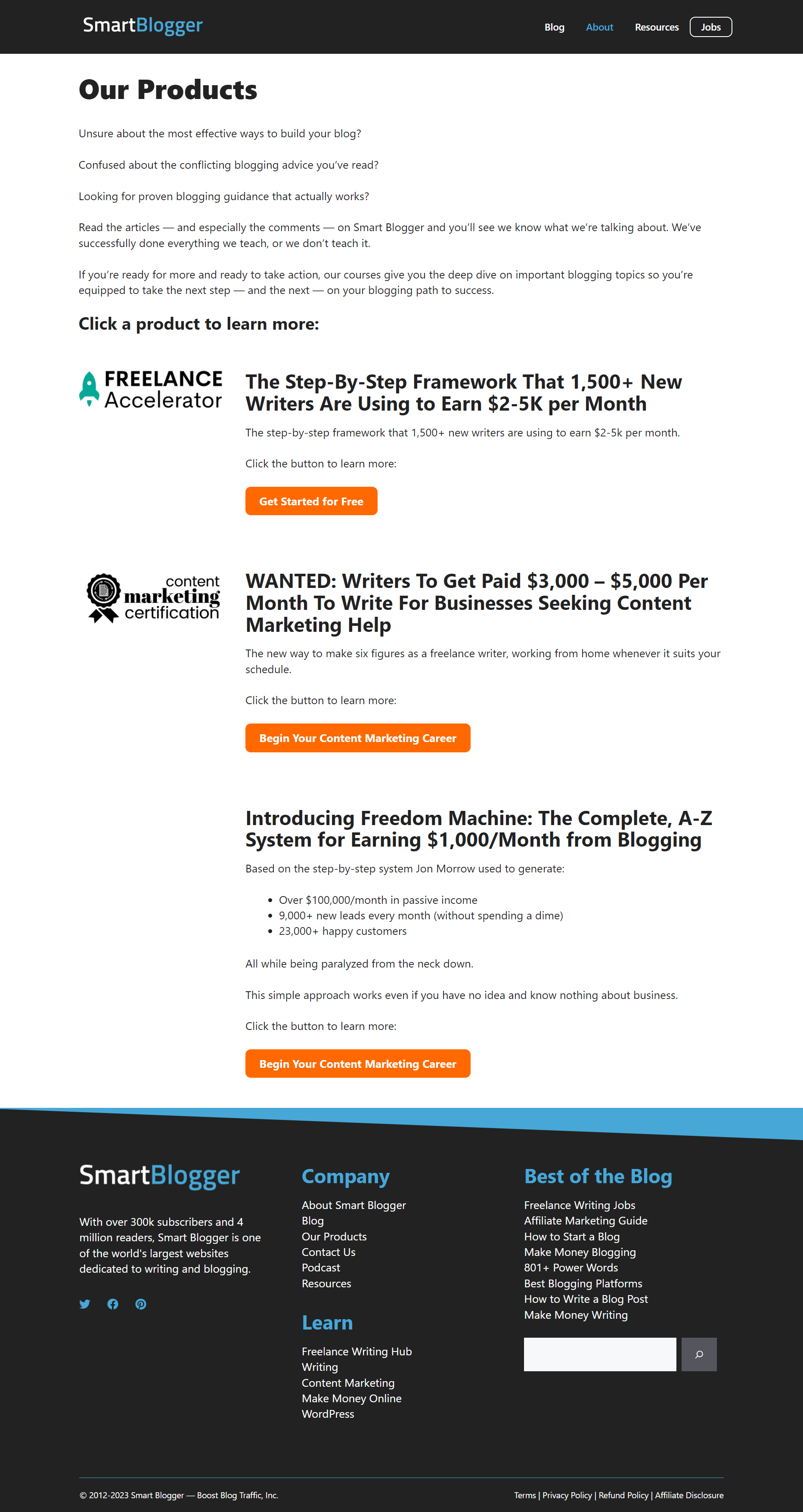 Jon Morrow – Content Marketing Certification