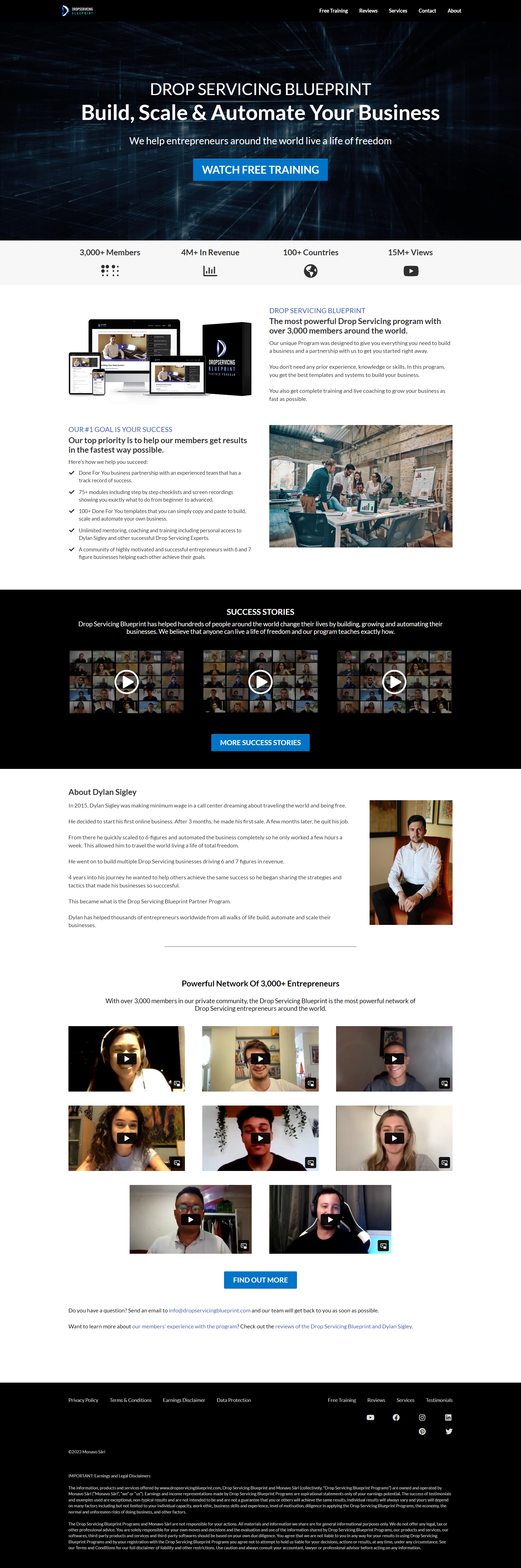 Dylan Sigley – Drop Servicing Blueprint 2023