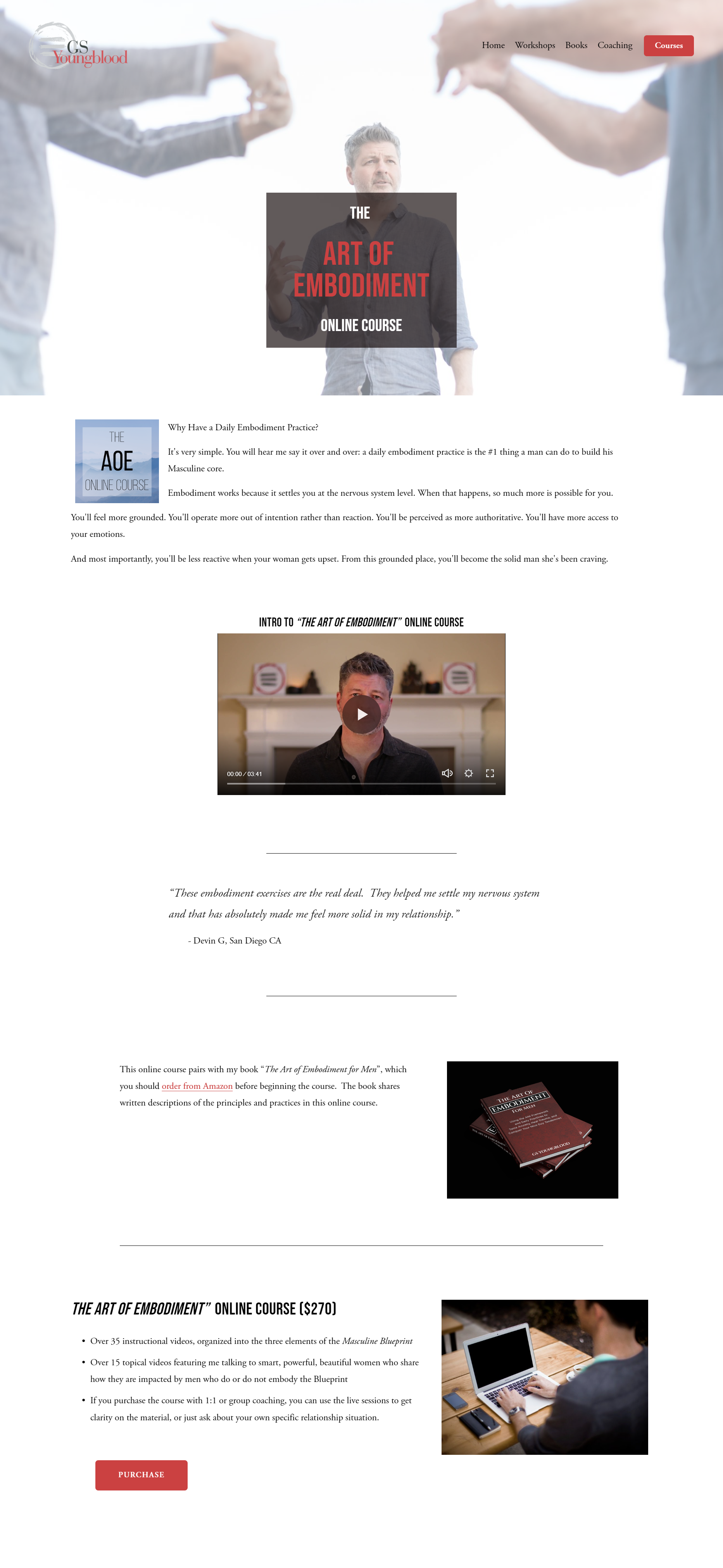 GS Youngblood - The Art of Embodiment Online Course