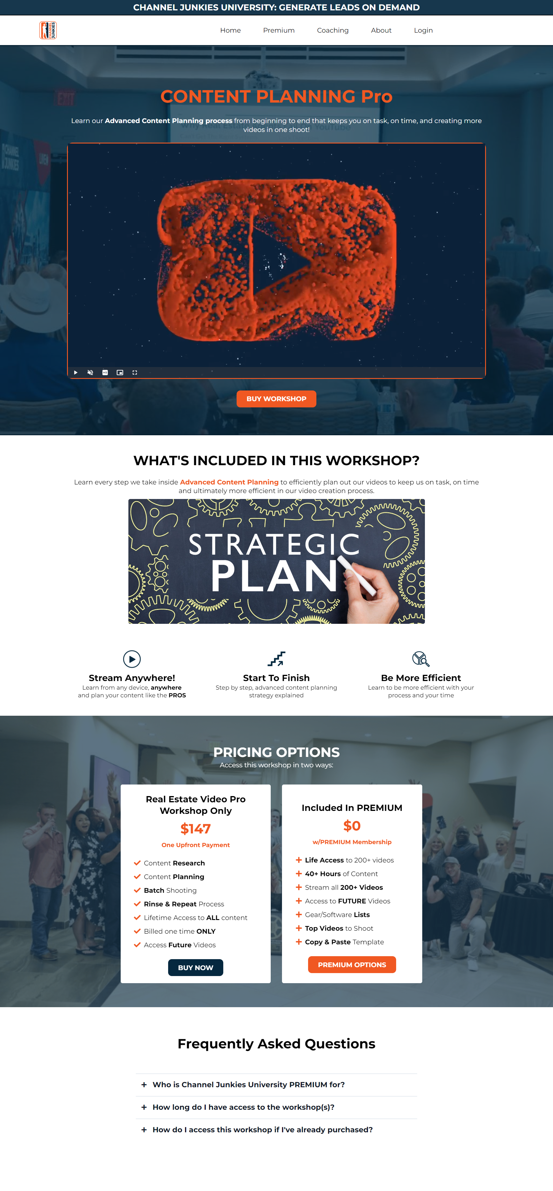 Channel Junkies - Content Planning Pro
