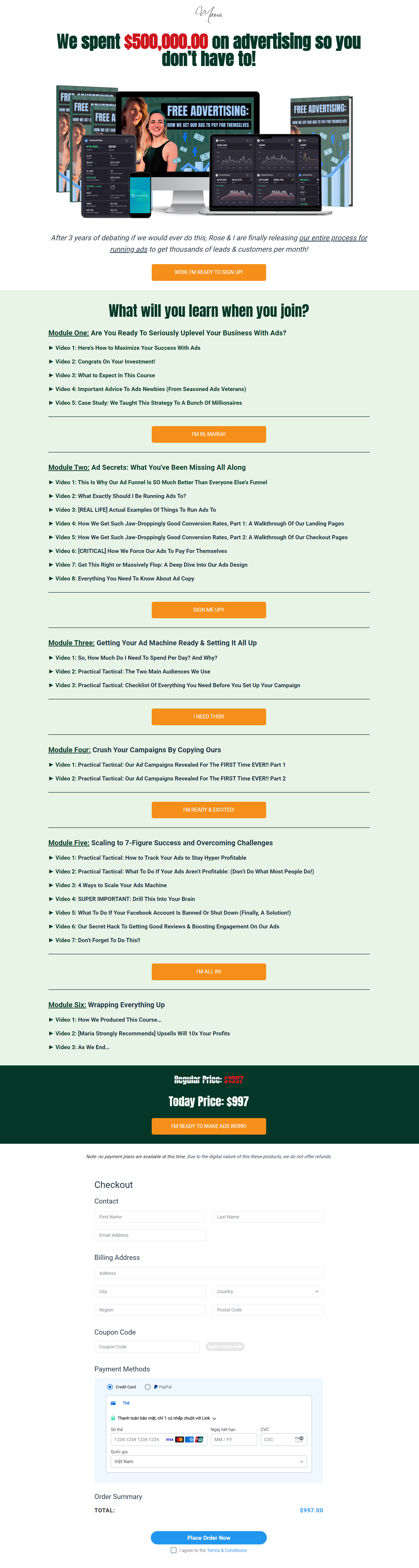 Maria Wendt – Free Advertising - How We Get Our FB & Insta Ads to Pay For Themselves