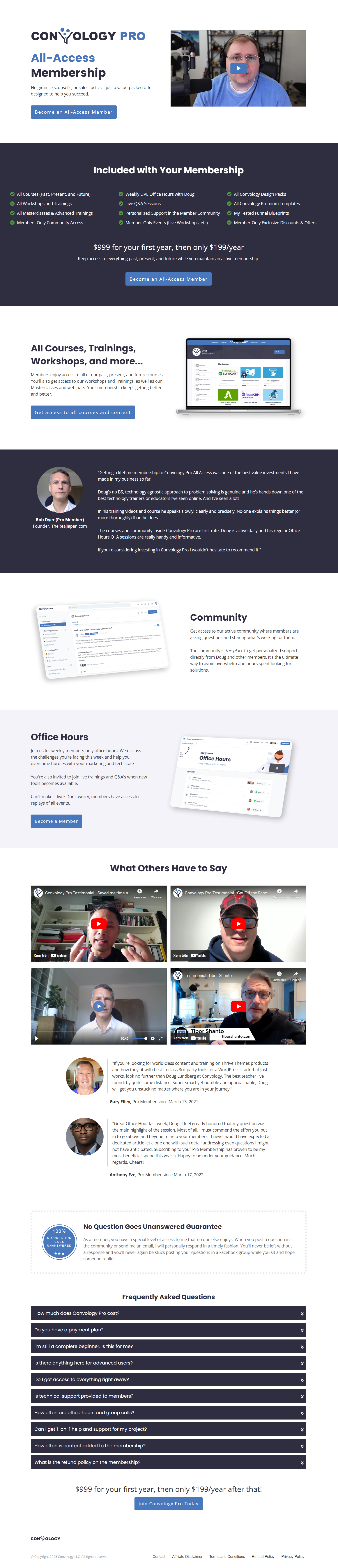 Convology Pro - All Access Membership
