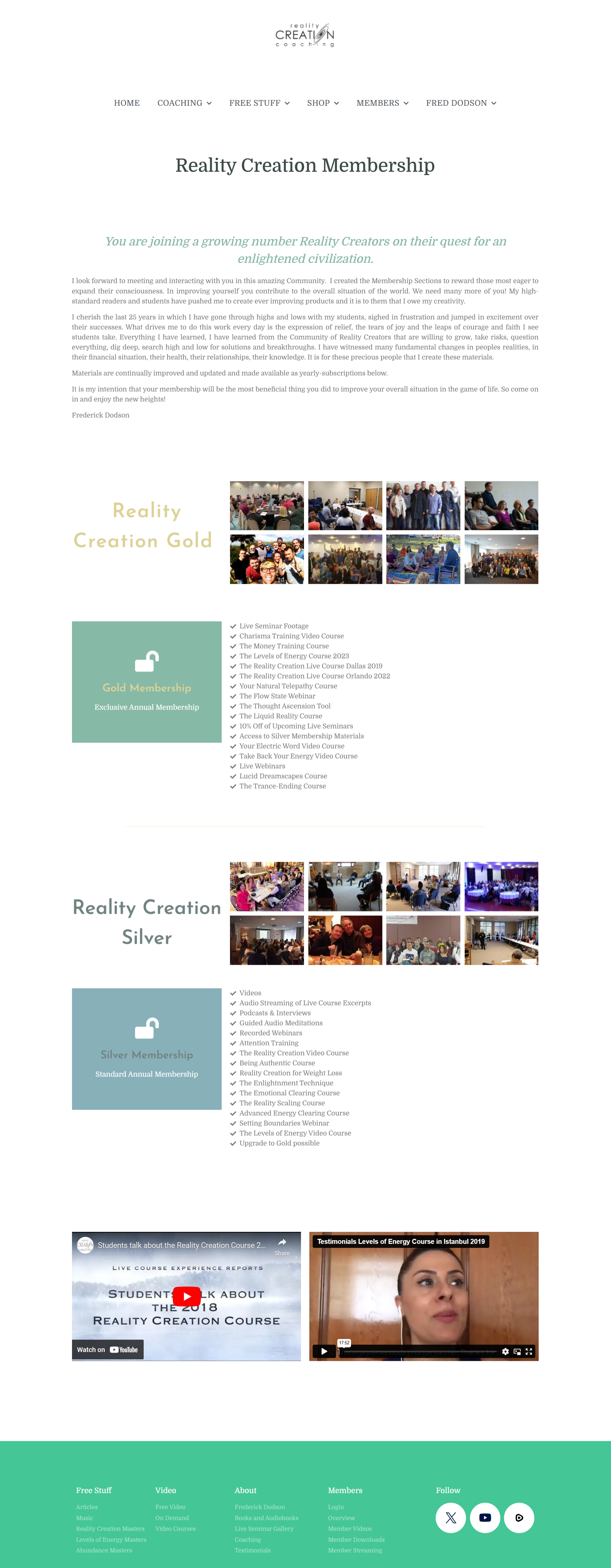Frederick Dodson - Reality Creation Silver