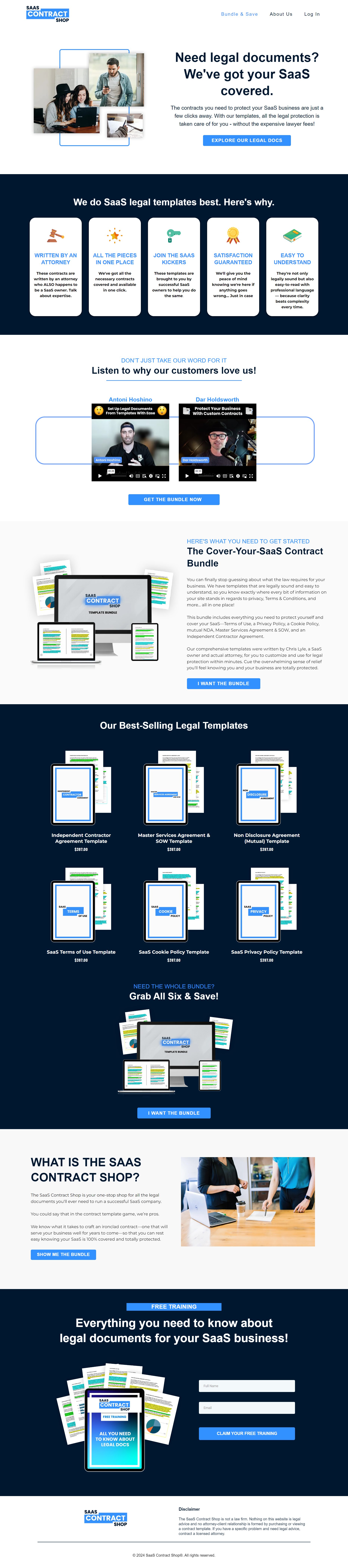 Chris Lyle - The Cover-Your-SaaS Contract Bundle