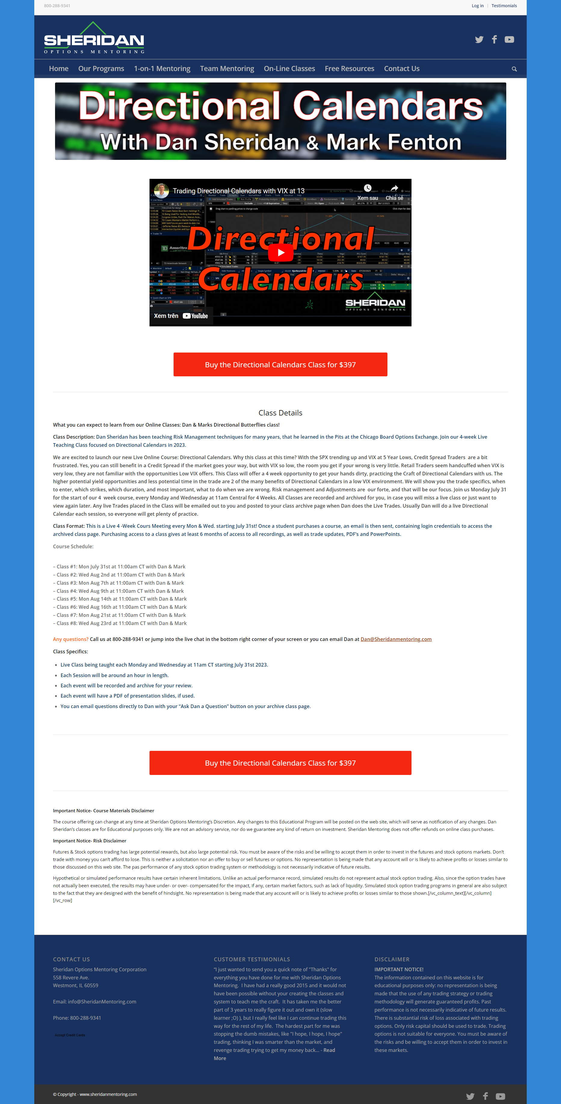Dan Sheridan & Mark Fenton - Directional Calendars in 2023