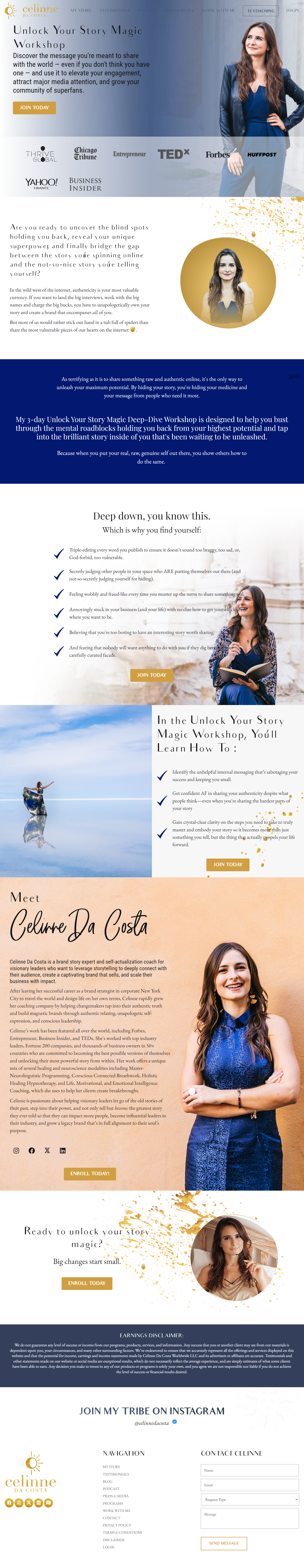Celinne Da Costa - Unlock Your Story Magic Deep Dive