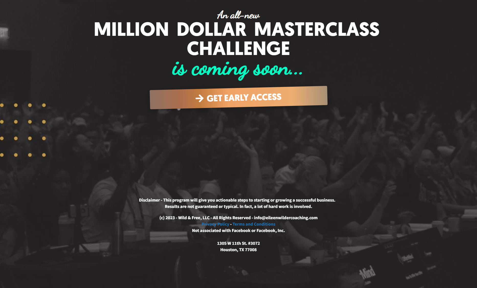 Eileen Wilder - Million Dollar Masterclass