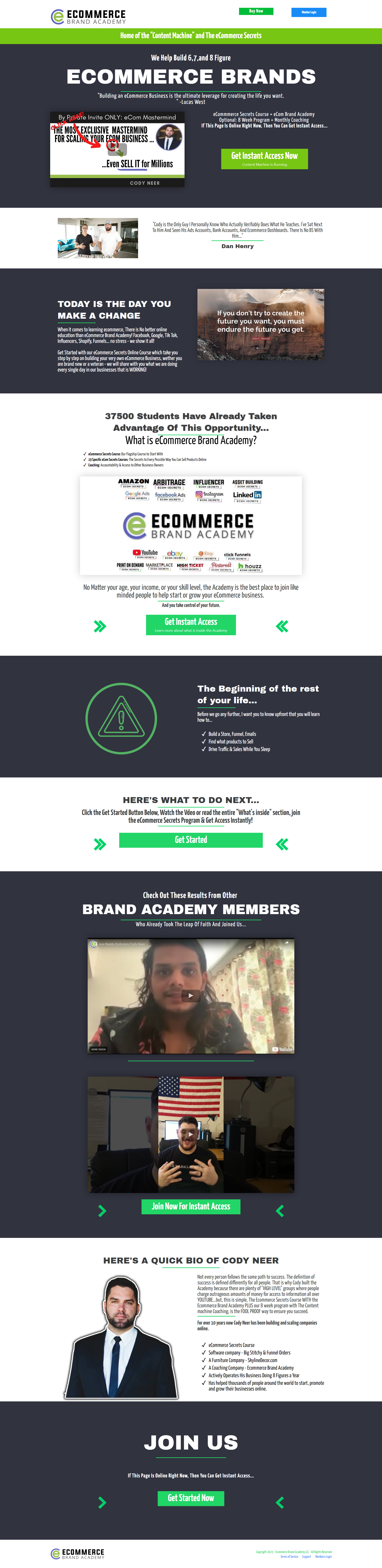 Cody Neer – Ecommerce Brand Academy