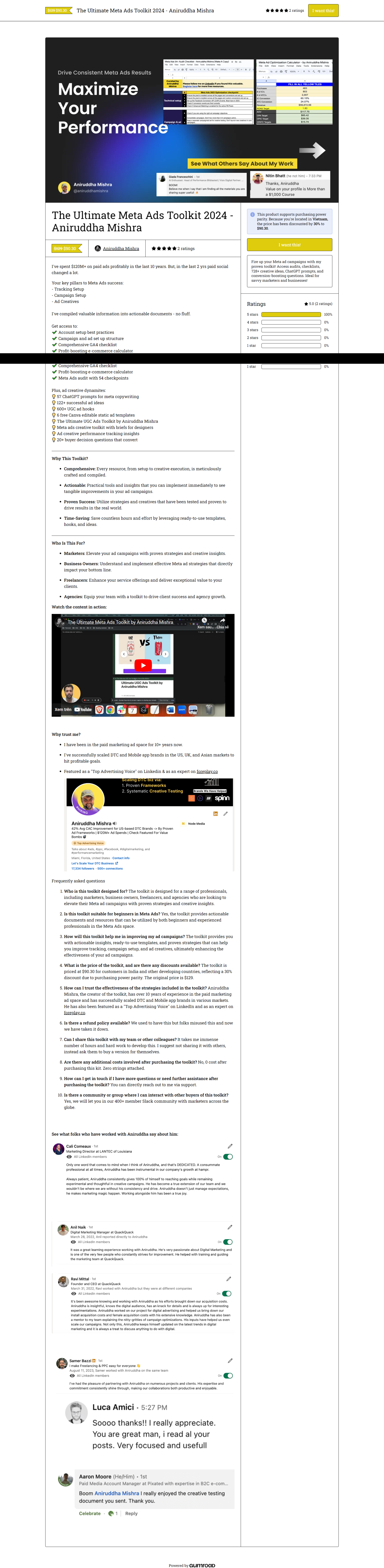 Aniruddha Mishra - The Ultimate Meta Ads Toolkit 2024