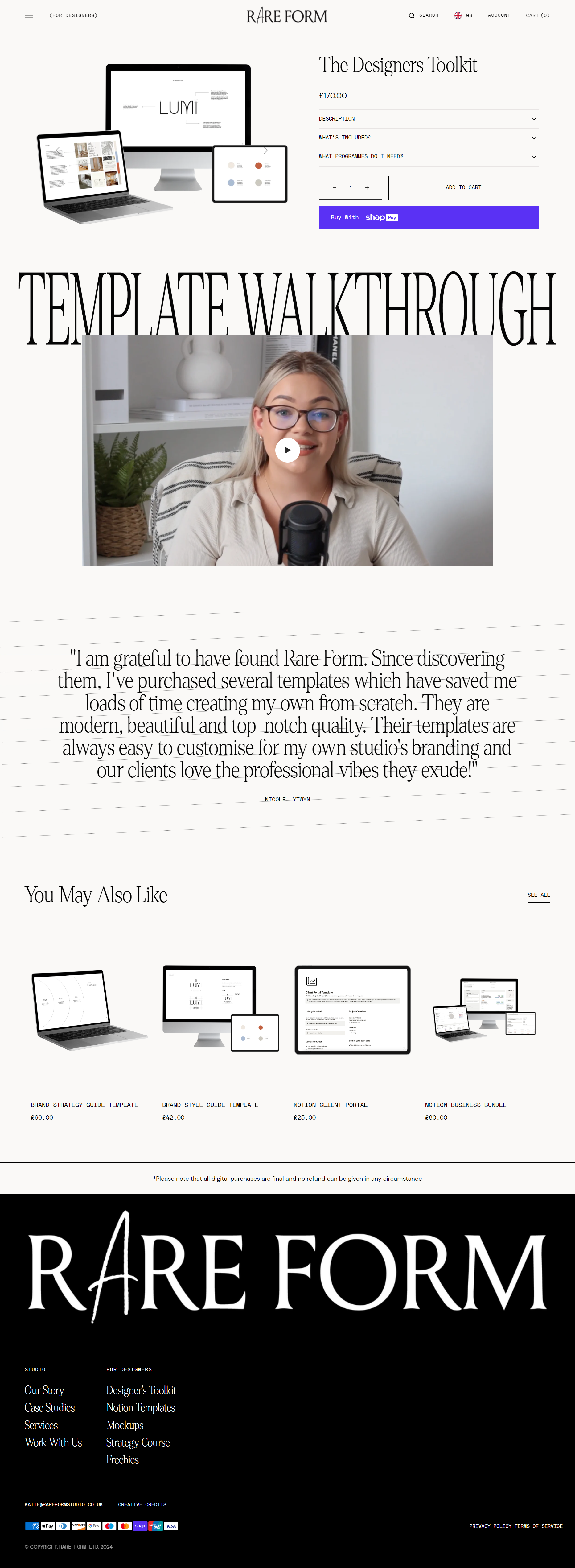 Katie Proctor – The Designers Toolkit