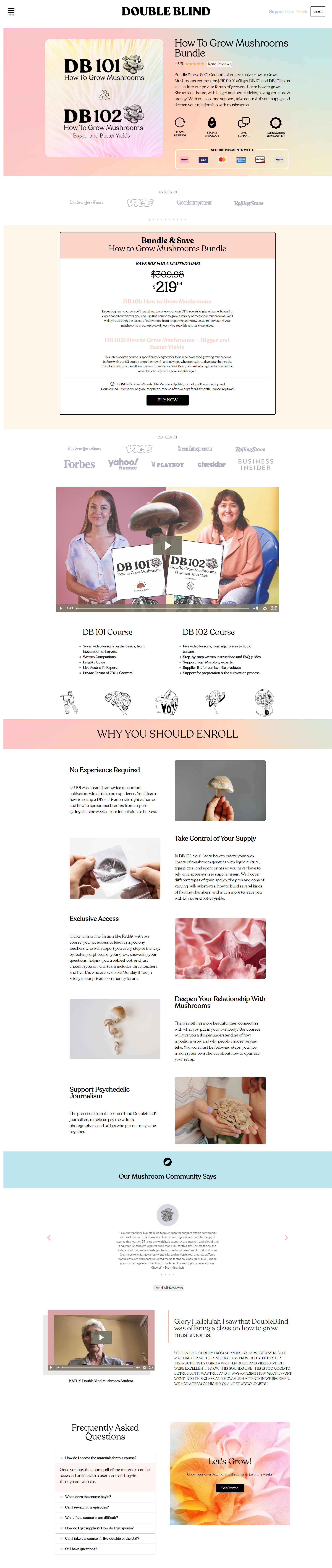 Brooke Burgstahler - How To Grow Mushrooms Bundle
