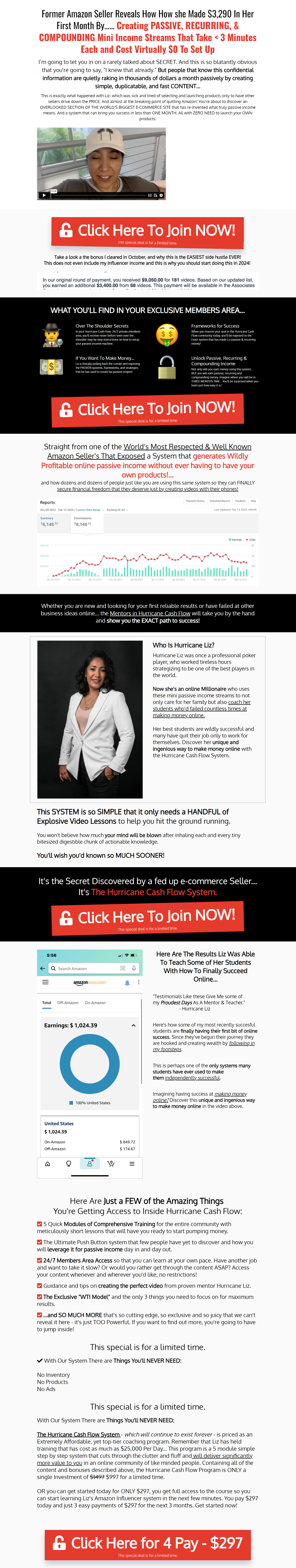 Liz Herrera - The Hurricane Cash Flow System