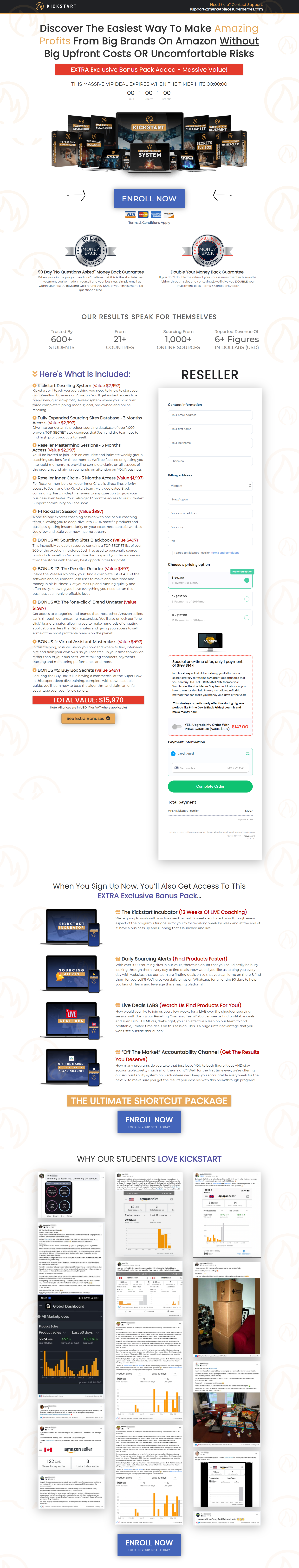 Marketplace Superheroes - Kickstart Reselling System