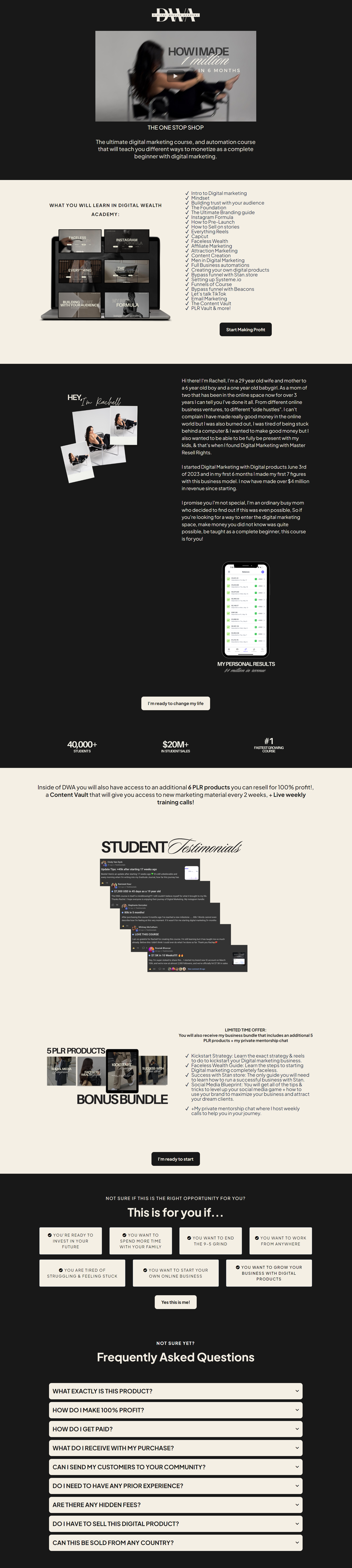 Amber Sharniece - Digital Wealth Academy (Vol.2)