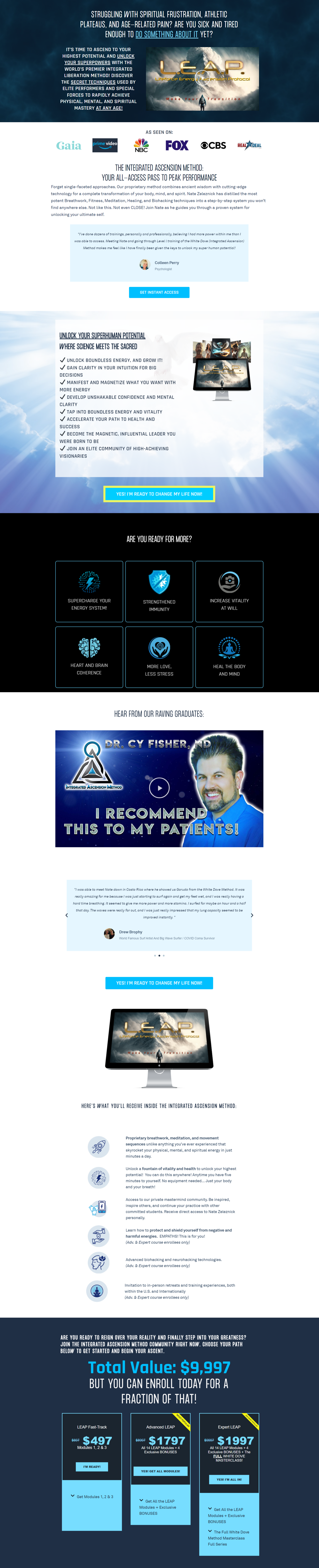 Nate Zeleznick - Leap Expert Package - All LEAP Lessons + The FULL White Dove Masterclass Series