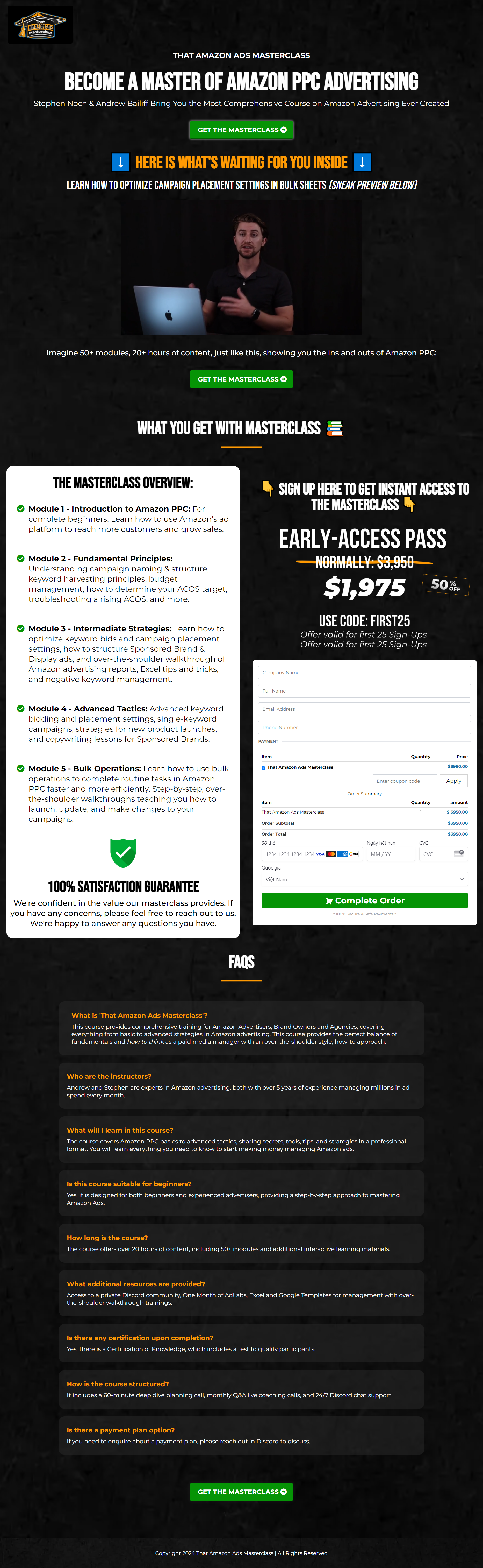 Stephen Noch and Andrew Bailiff – That Amazon Ads Masterclass