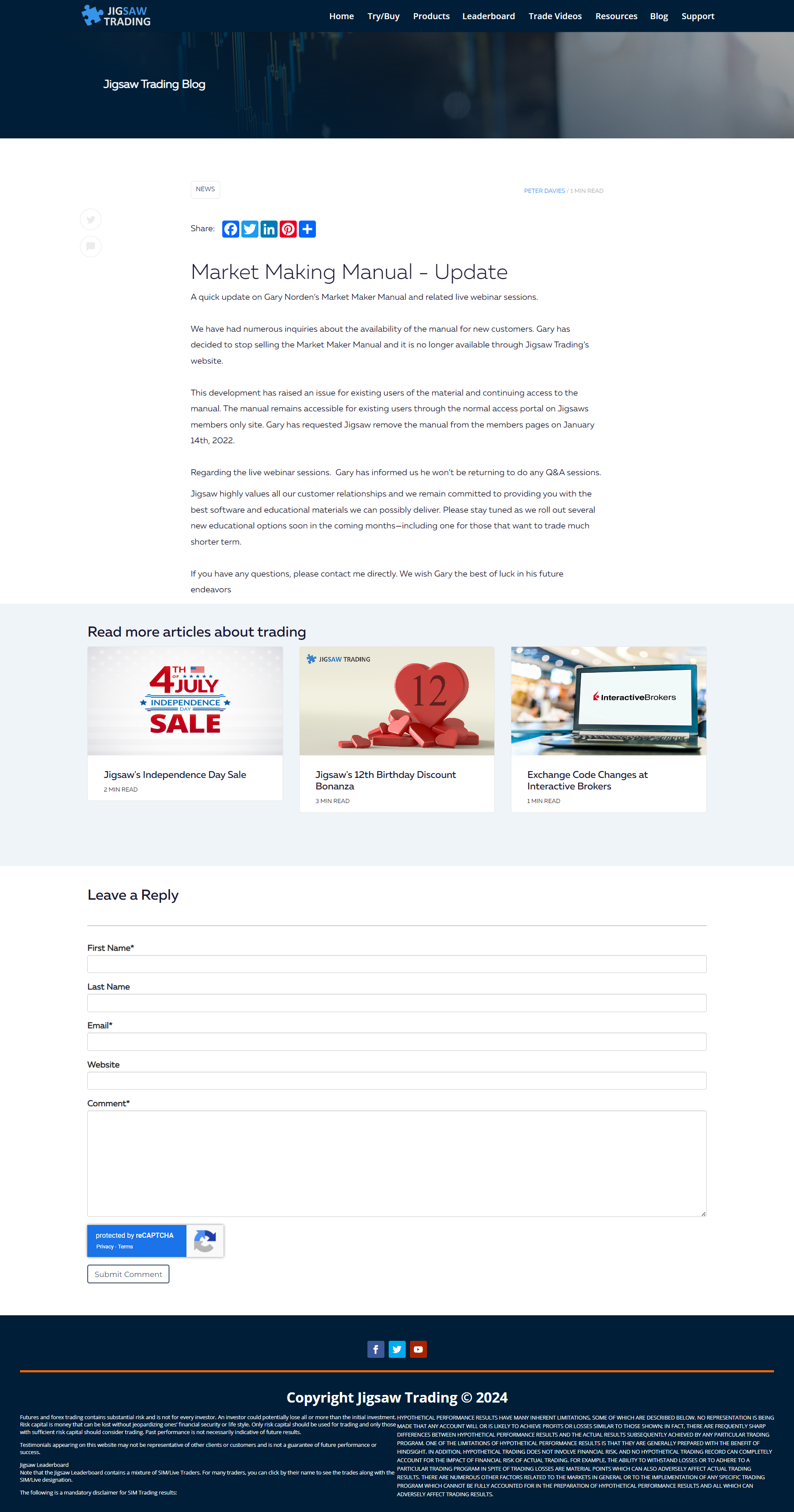 Gary Norden - Market Making Scalping Manual