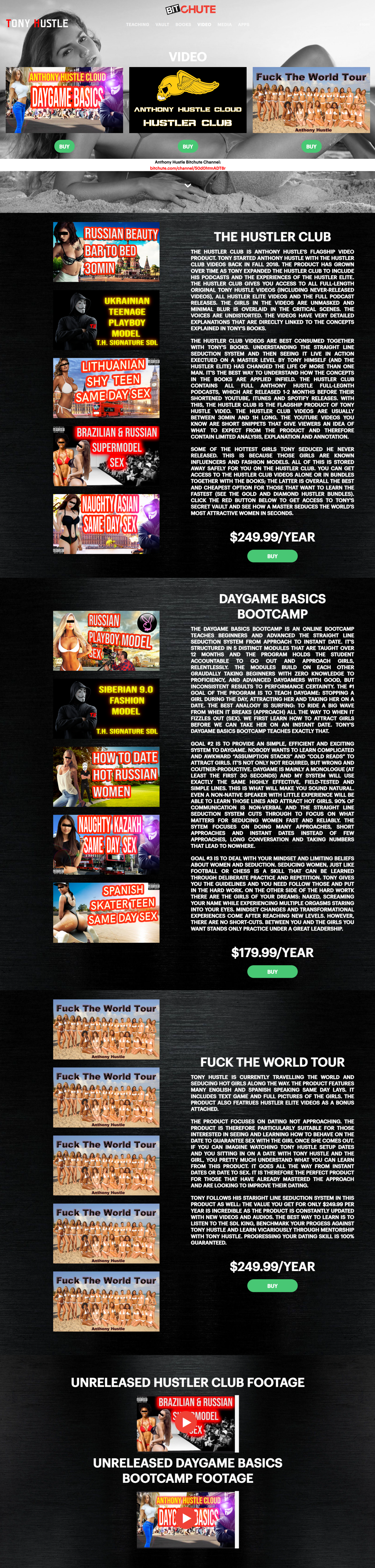 Anthony Hustle - Daygame Online Bootcamp