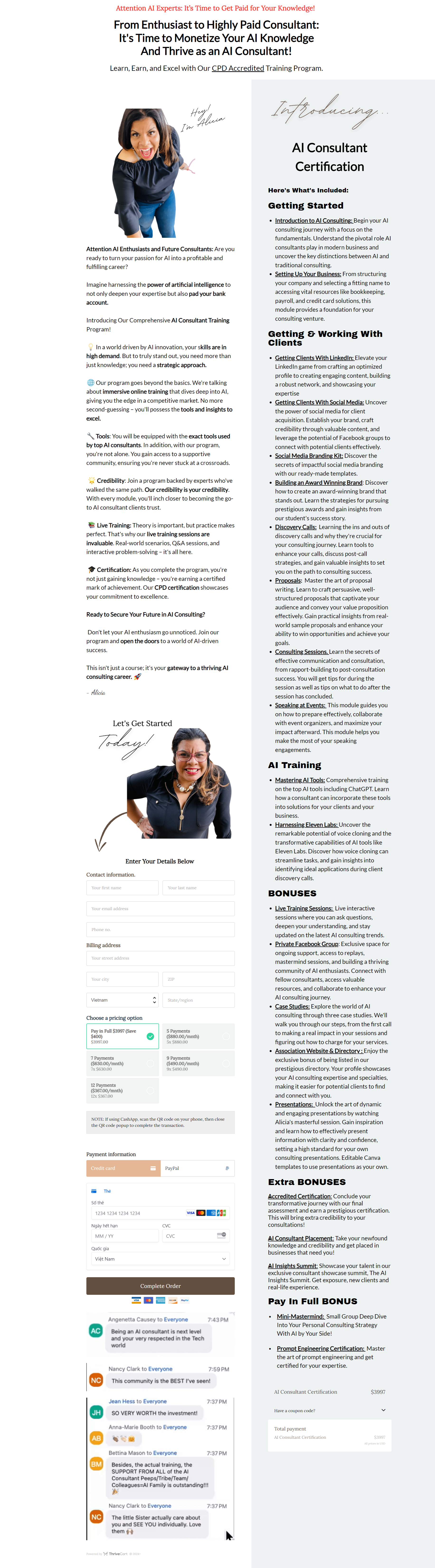 Alicia Lyttle – AI Consultant Certification