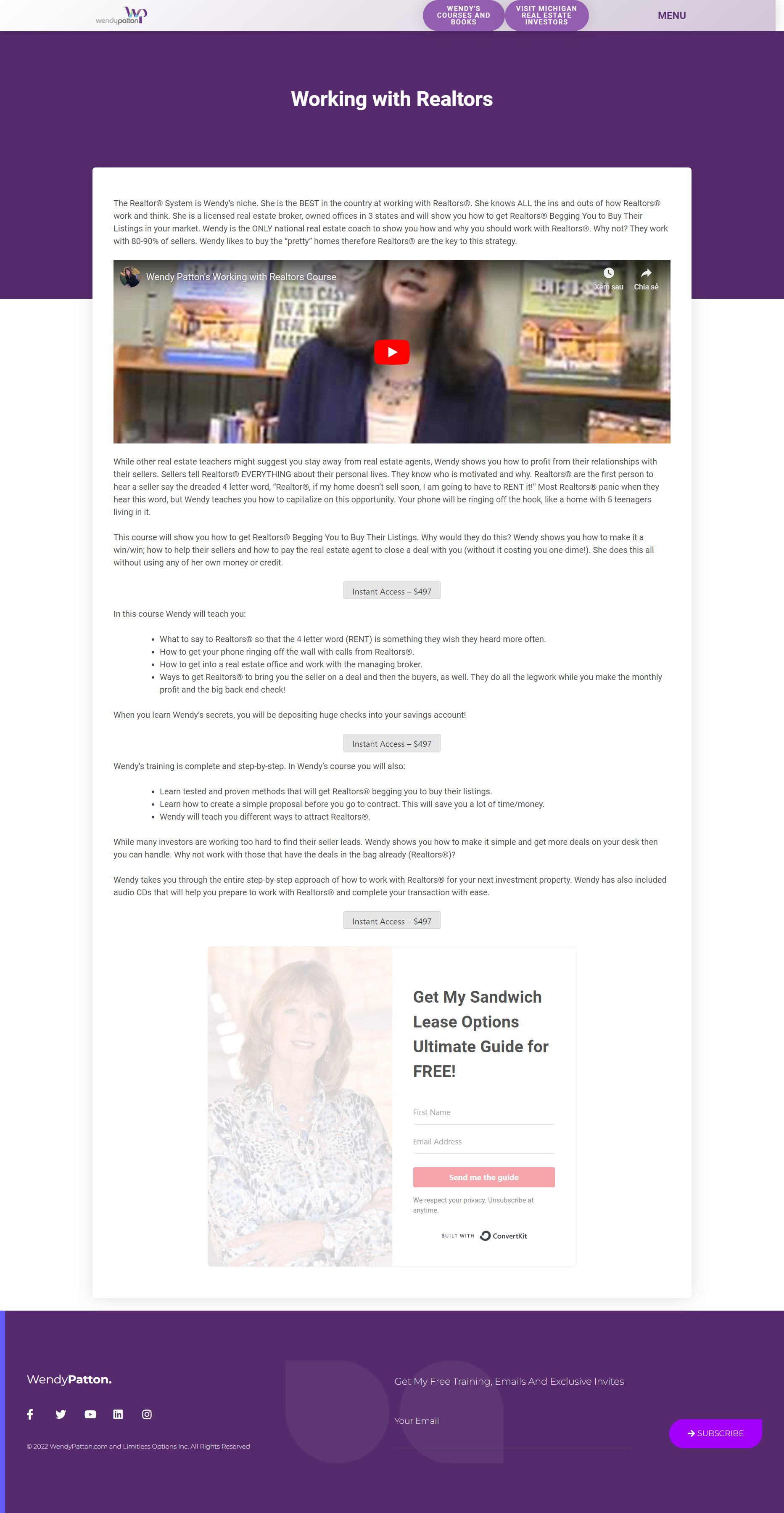 Wendy Patton – Working with Realtors