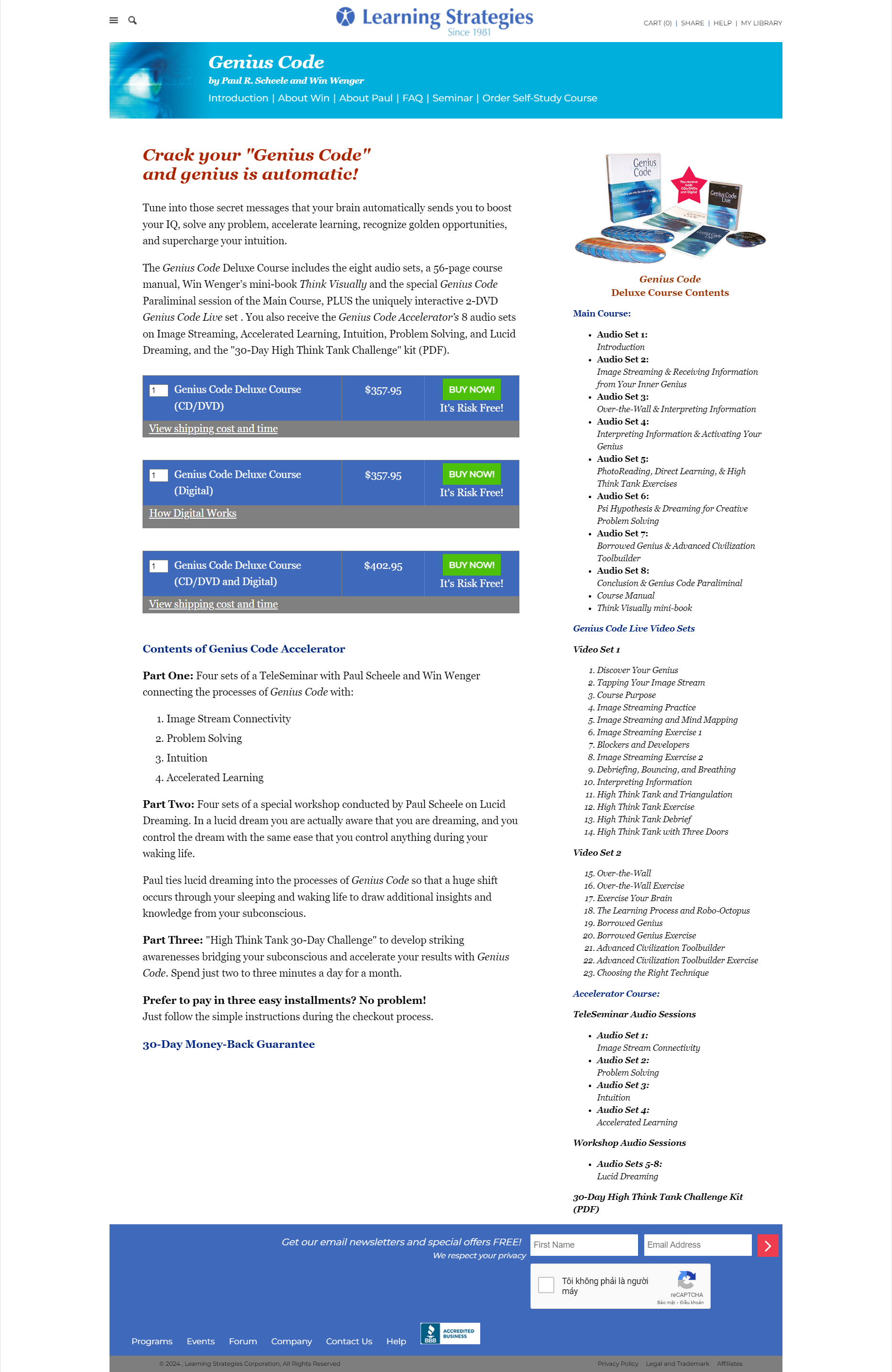 Paul R. Scheele and Win Wenger – Genius Code 