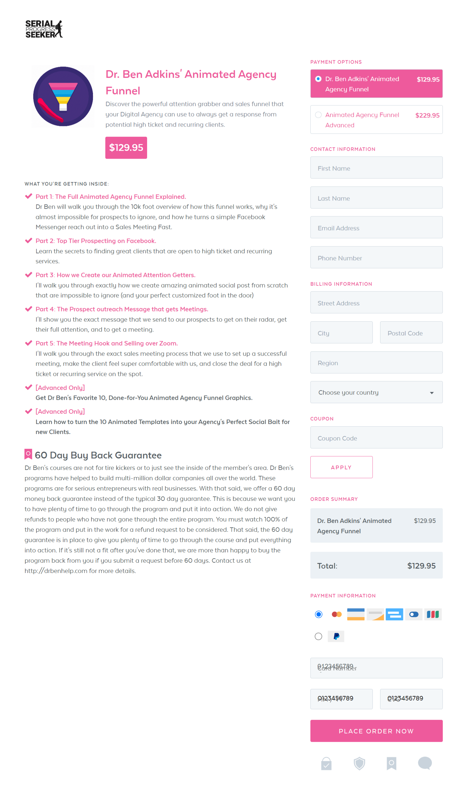 Ben Adkins – Animated Agency Funnel Advanced