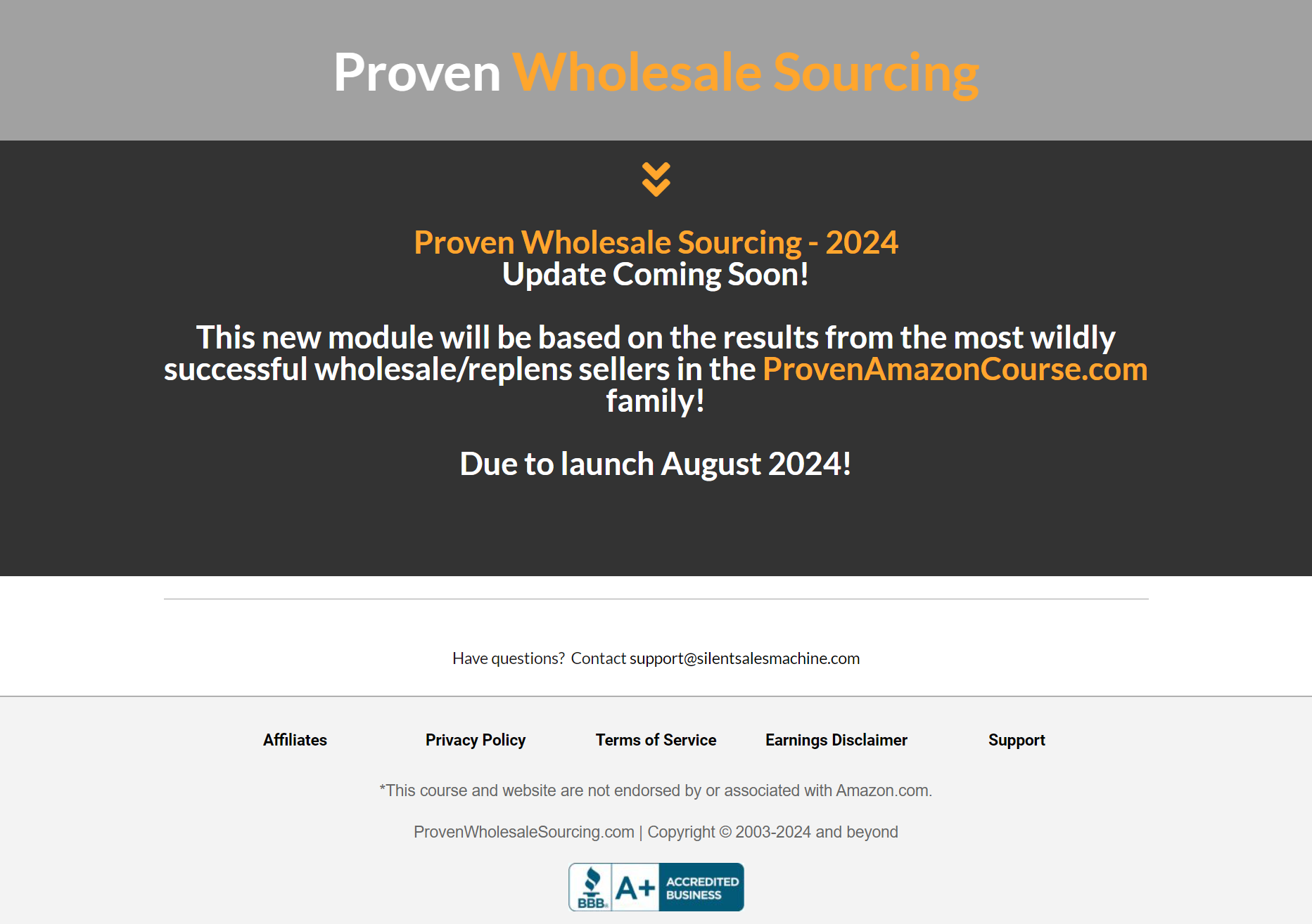 Proven Amazon Course - Proven Wholesale Sourcing