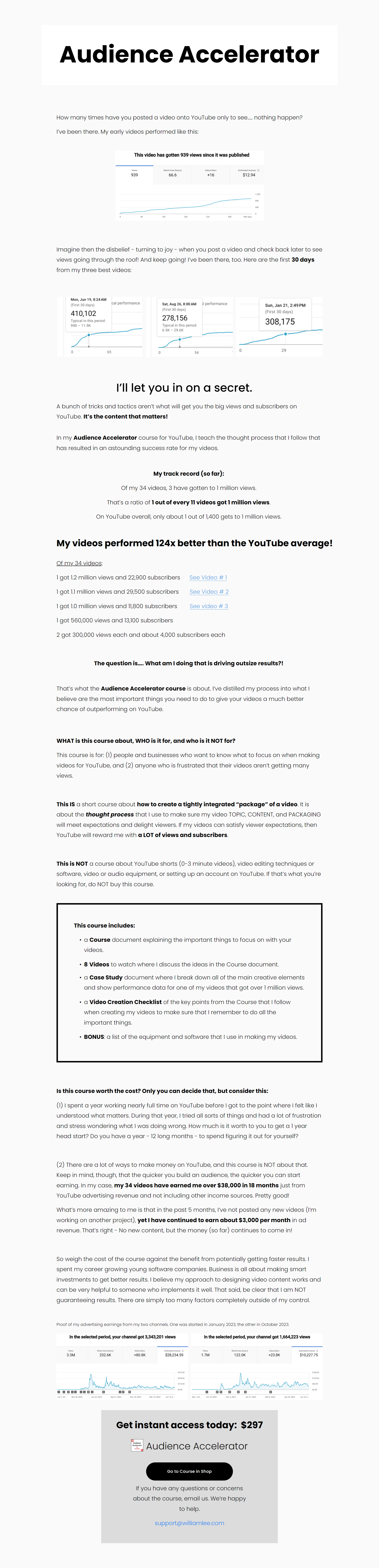 William Lee – Audience Accelerator