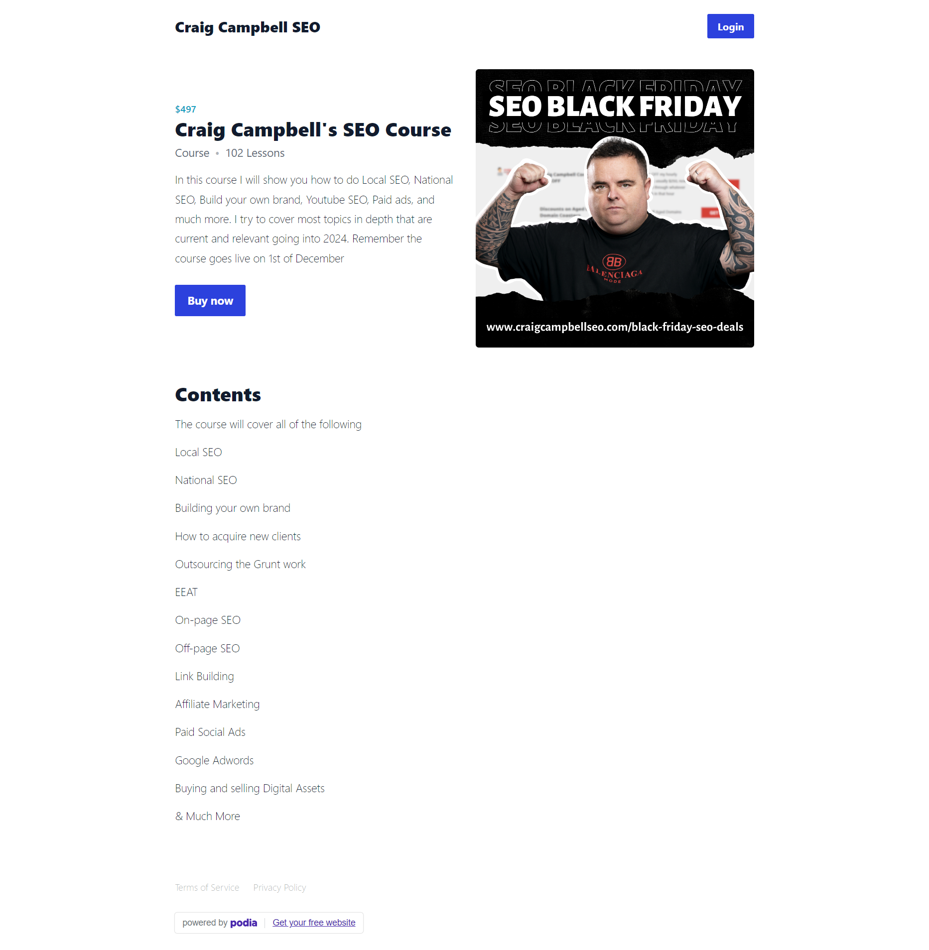 Craig Campbell – SEO Course