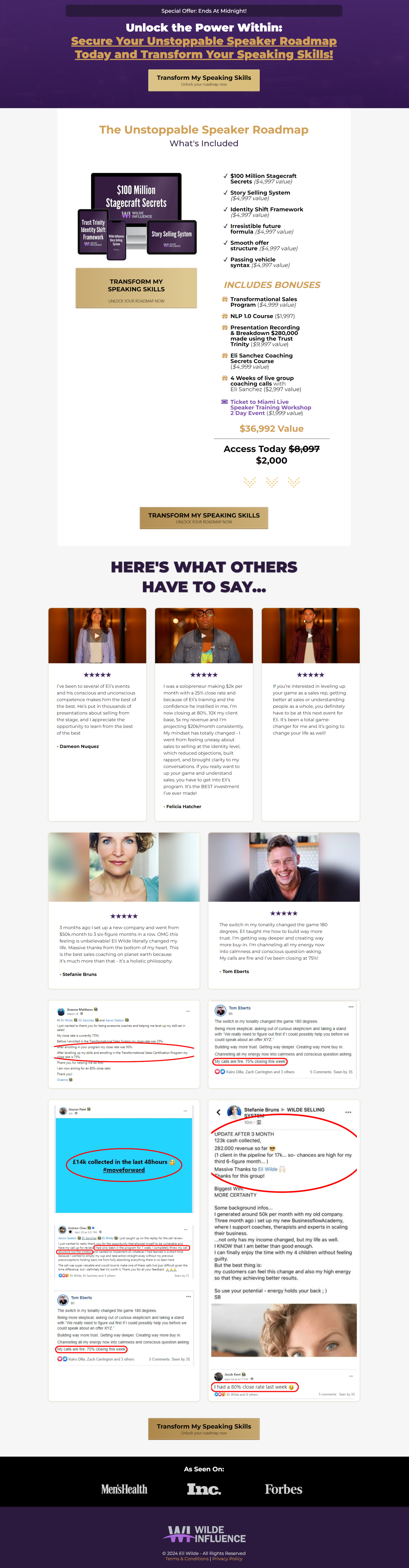 Eli Wilde – The Unstoppable Speaker Roadmap