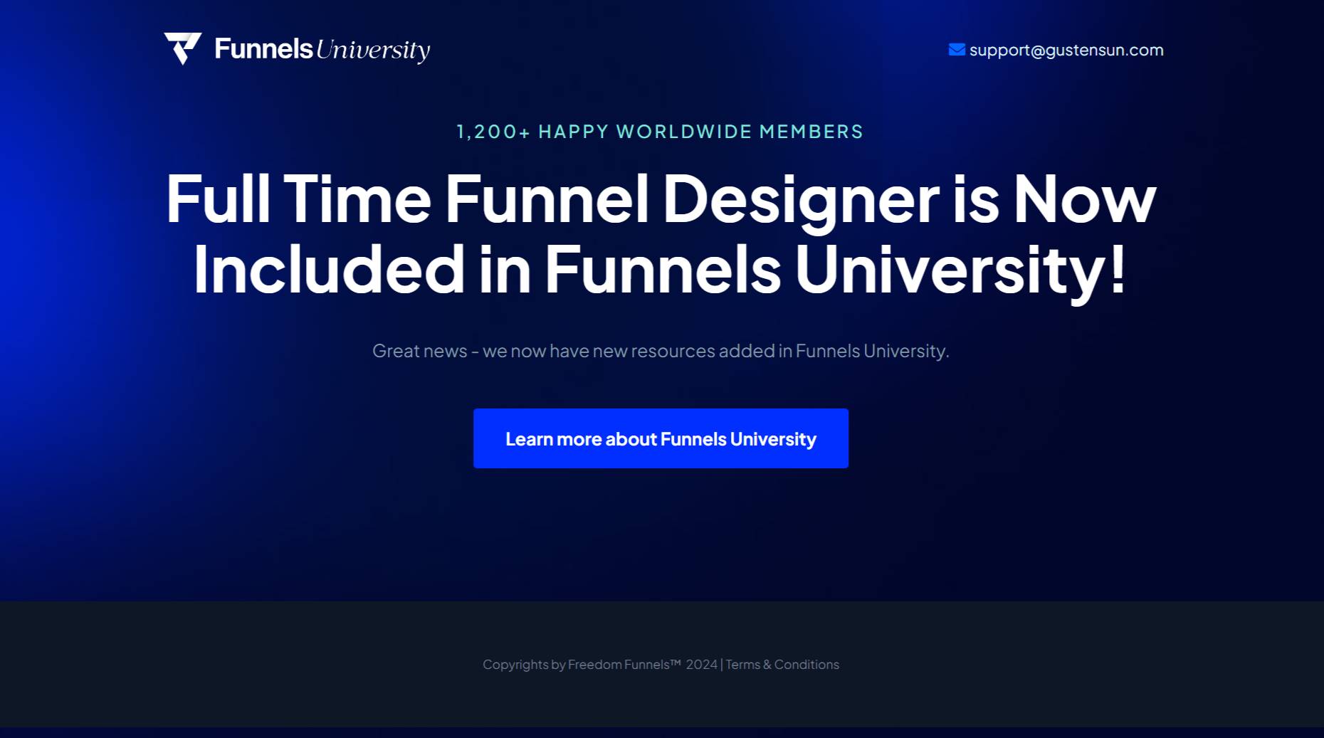 Gusten Sun - Fulltime Funnel Designer 3.0 (up to September 2024)