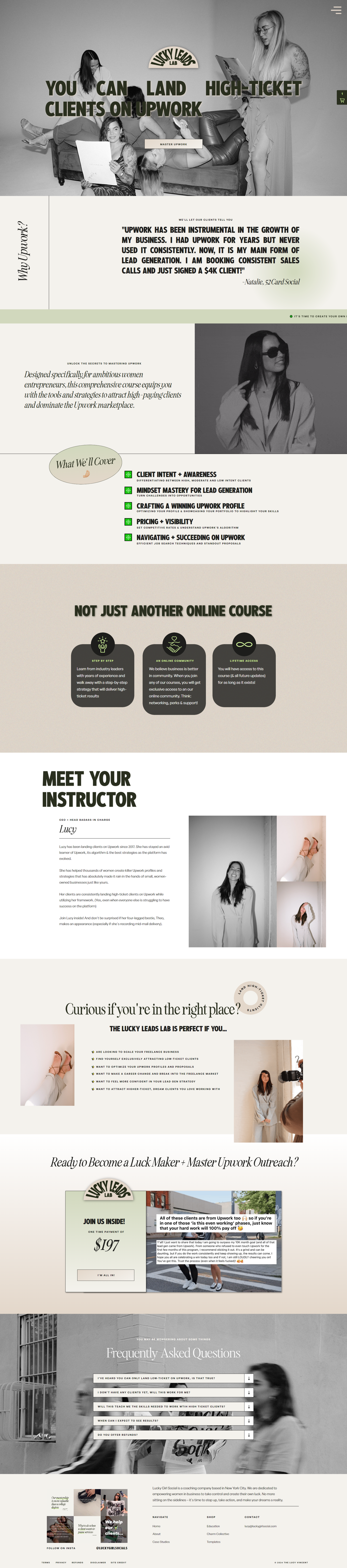Lucy Vincent – Master Upwork