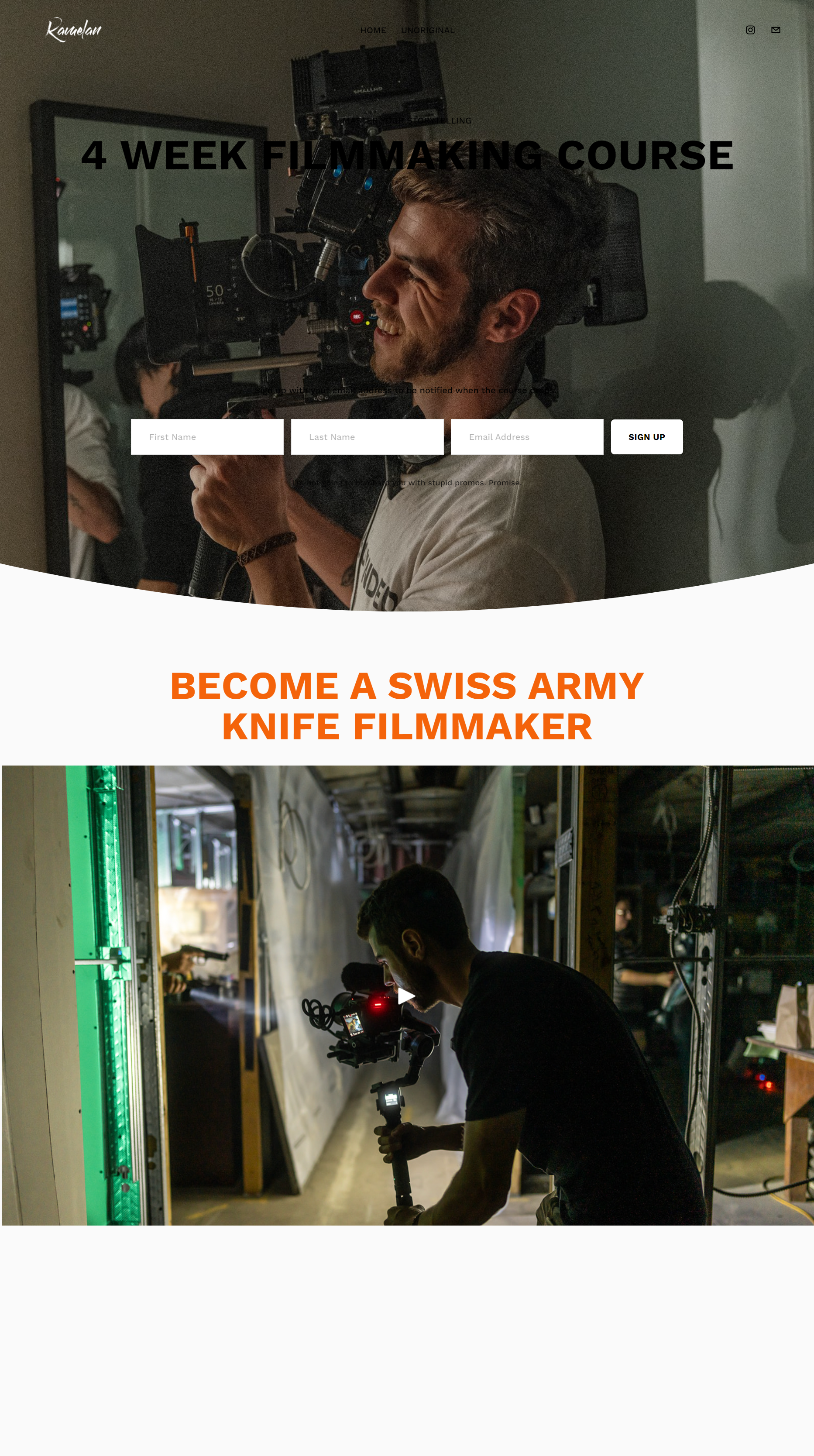 ZACH RAMELAN - 4 Week Filmmaker