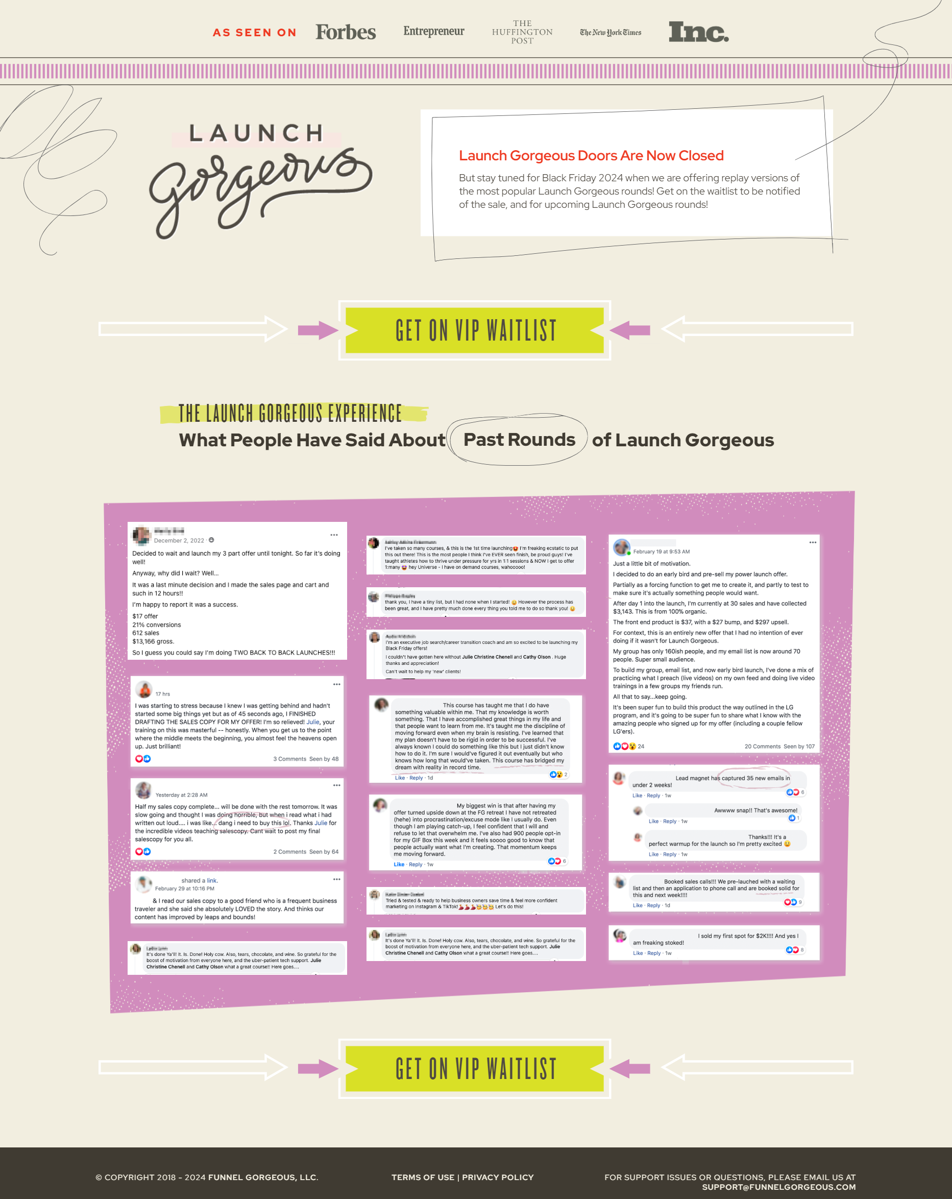 Funnel Gorgeous - Launch Gorgeous Subscription Edition