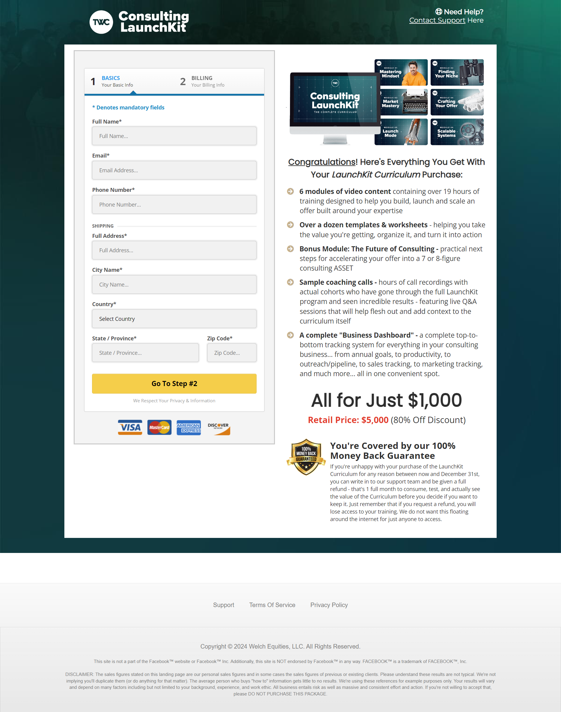 Taylor Welch - LaunchKit Product