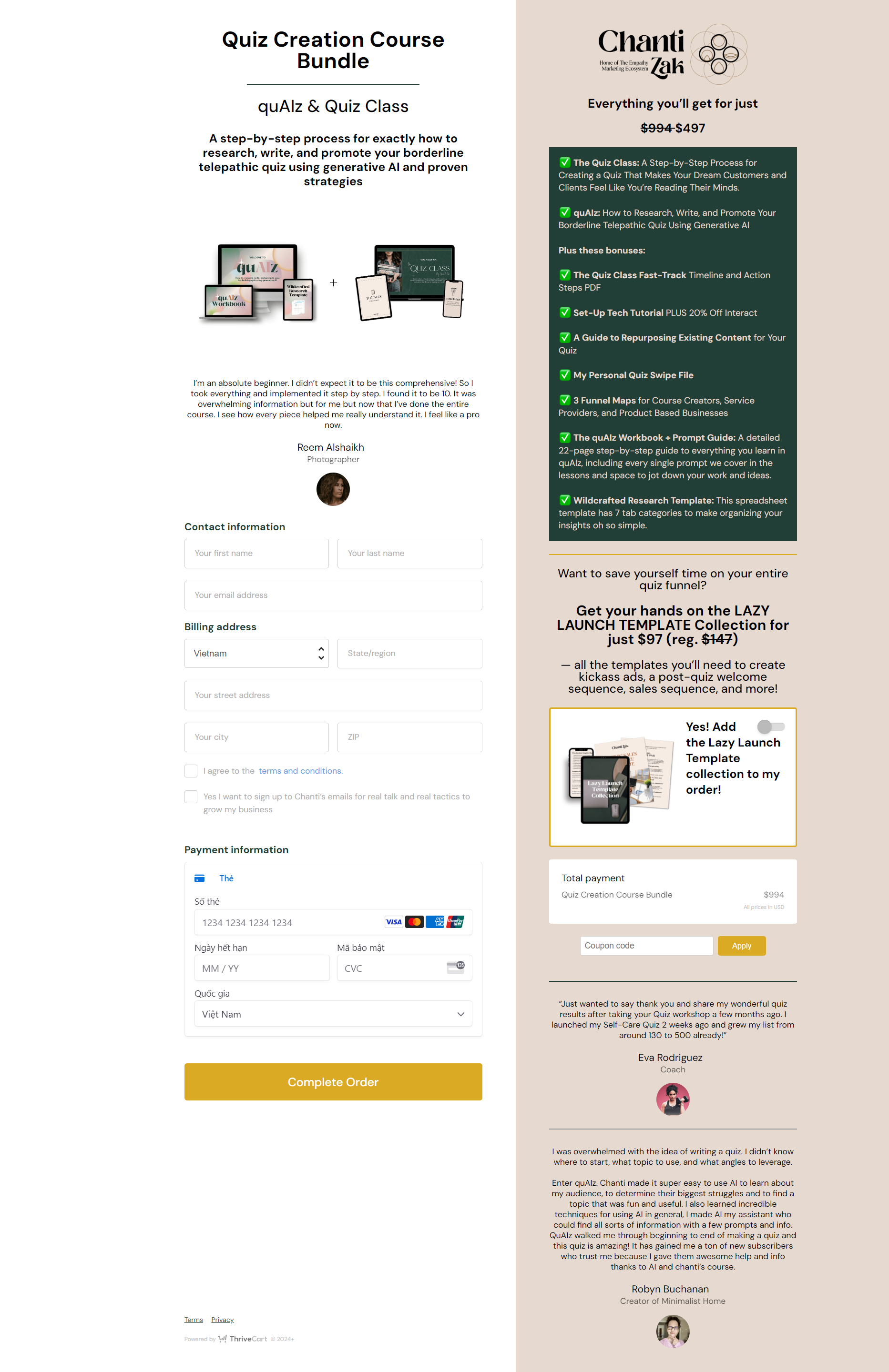 Chanti Zak – Quiz Creation Course Bundle