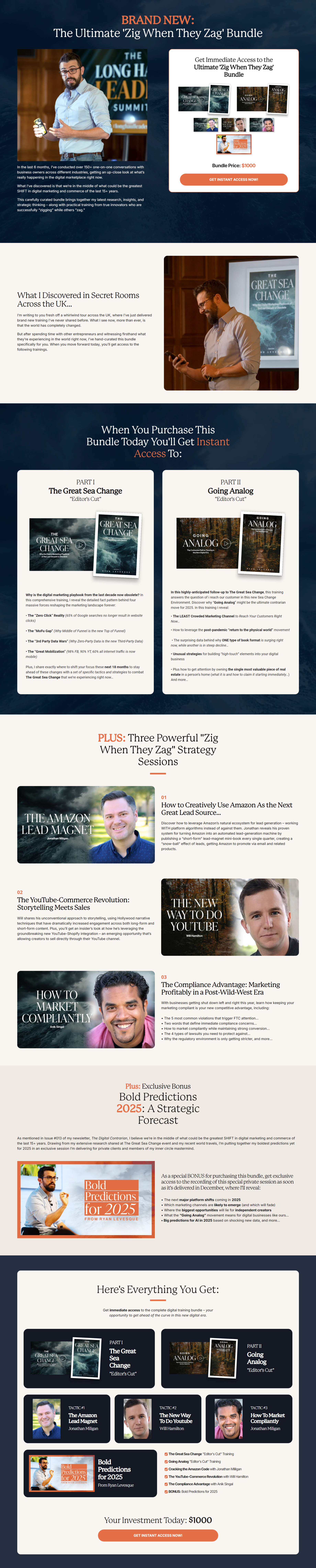 Ryan Levesque – Ultimate Zig When They Zag Bundle