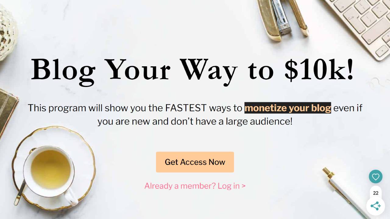 Anastasia Gutnikova – Blog Your Way to $10k