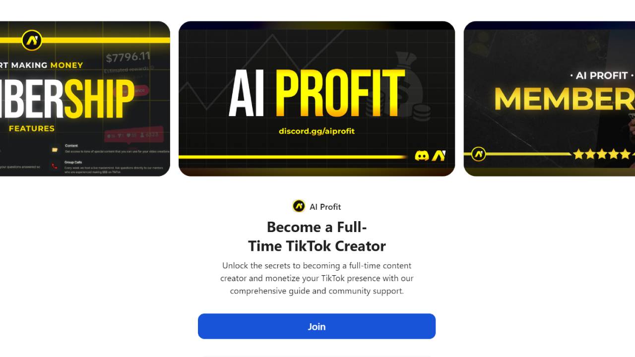 Matt Serviuos - AI Profit - Become a Full-Time TikTok Creator