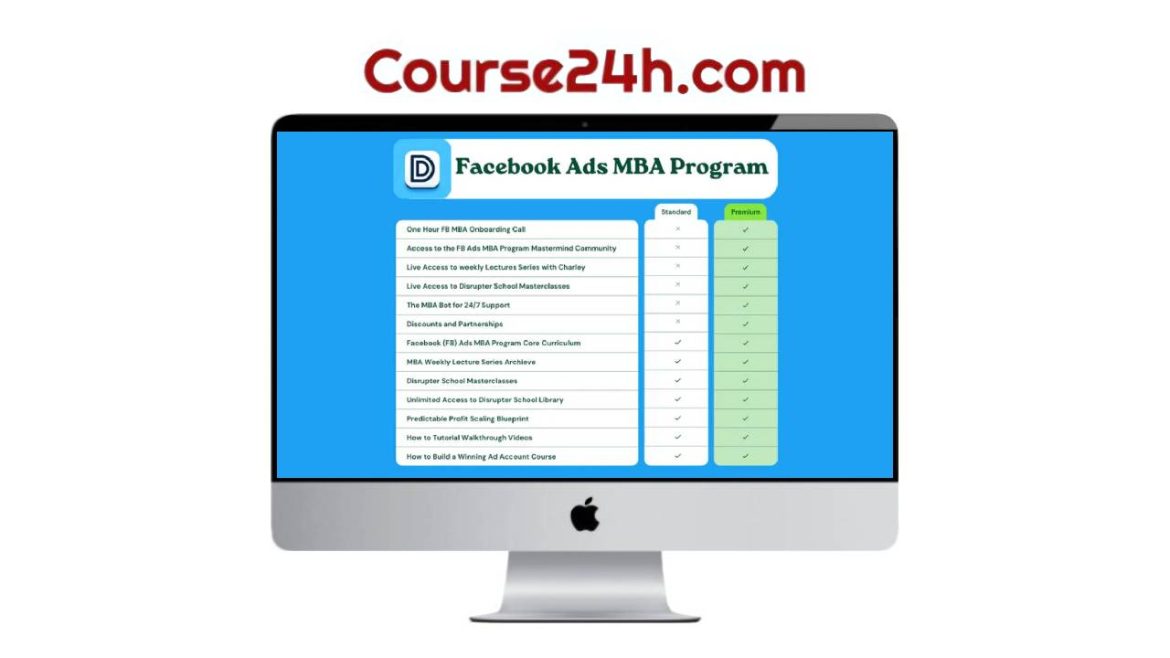 Disrupter School - Facebook Ads MBA Charles Tichenor