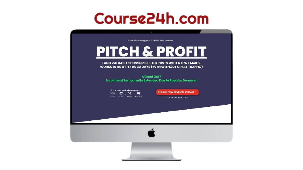 Tony Hill and Lindsay Jones - Pitch & Profit Course