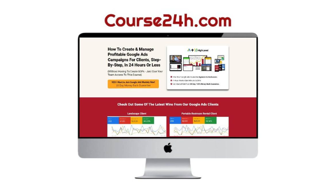 John & Christian & Local Google Ads Mastery for Agencies & Freelancers Course V2 + Upsell Clone-able