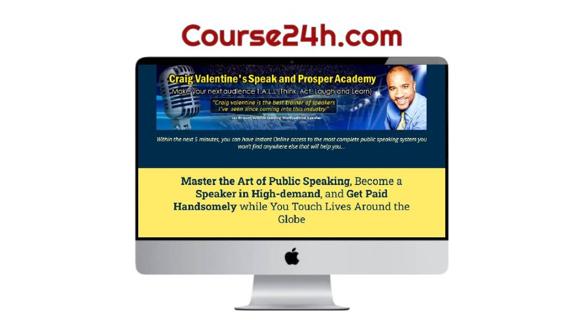 Craig Valentine – Speak And Prosper Academy