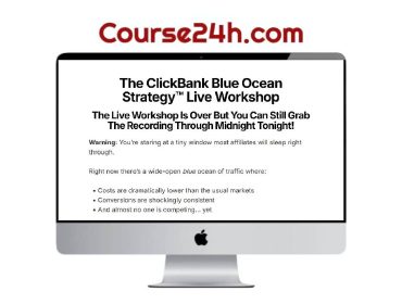 Duston McGroarty - The ClickBank Blue Ocean Strategy™ Live Workshop